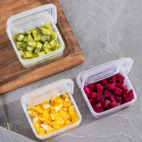 2Pack Sliced Cheese Container for Fridge, Flip Lid Clear Butter Block Cheese Slice Storage Box, Keeps Cheeses Fresh Longer and Delicious, Refrigerator Organizer for Food Grated Cheese-Singles - size: M-2PCS