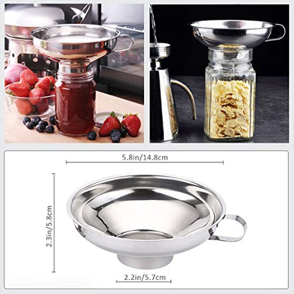Canning Funnel for Kitchen Use, Wide Mouth Funnel for Mason Jars, Large Canning Funnels for Filling Bottles
