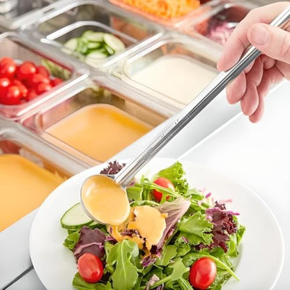 OCS Parts Set of 3 Stainless Steel Culinary Ladles | One-Piece Dishwasher Safe Home, Restaurant, Buffet and Catering Serving Ladle for Sauces, Soup, Gravy, and Salad Dressing (0.5-2 - 4 Ounce) - size: 0.5 - 2 - 4 Ounce
