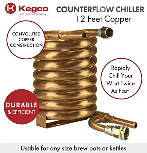 Kegco 3PFL-CCFC Copper Counterflow Chiller