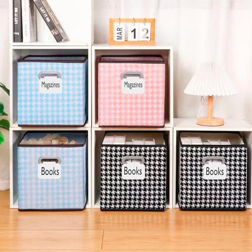 Erasable Label Holders Kit - 20 White PVC Bin Clips & 2 Chalk Markers for Organizing Storage Bins, Baskets, Containers - style: Rectangular 20 (White)