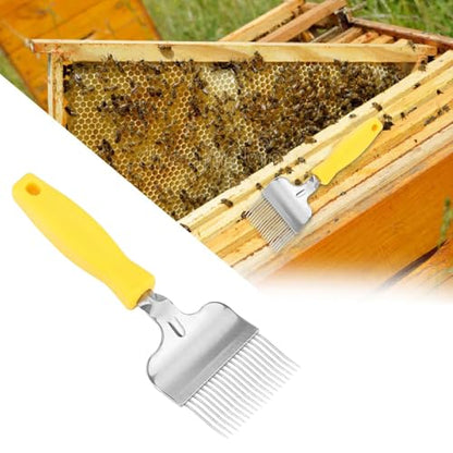 Honey Scraper,Stainless Steel Small Honeycomb Fork | Honey Hive Uncapping Shovel Scraper,for Bee Keeping Farm Outdoor Indoor Backyard Garden Beekeeper Beginners
