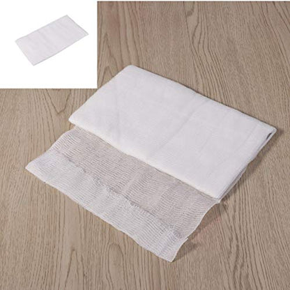 1Pc for Kitchen and Butter (xCM) Ultra Milk Bag Cotton ） （ Fabric Baking Gauze Straining Home Food Nut Absorbent Strainer Muslin Making (Fine Unbleached Cheesecloth - size: Size 2
