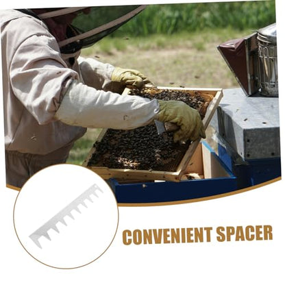 LIOOBO Bee Keeping Equipment Beehive Equipment Spacer Tool Beehive Frame Strip Beehive Frame Spacer Spacing Tool Beekeeper Beekeeping Tool Beehive Tool Beekeeper Tool Stainless Steel