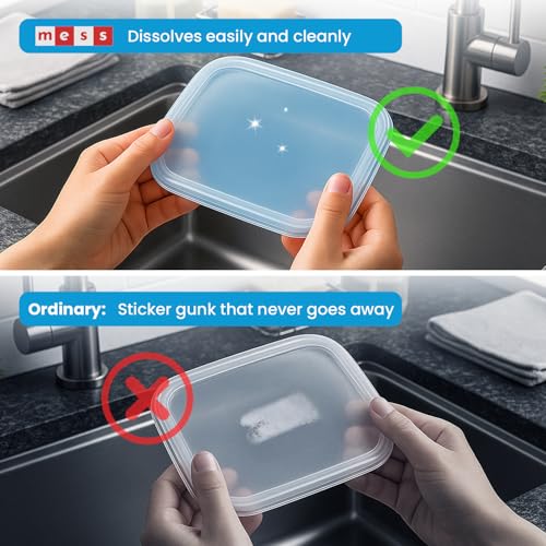 Freezer Labels 1x2 in 500/Roll, Dissolvable Blank Removable Mason Jar - size: 1x2"', style: 500
