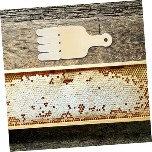 Ciieeo 2pcs Beekeeping Jelly Extractor Tool 8-Row Royal Jelly Scraper Pen for Honey Harvesting Beekeeping Supplies Home Equipment