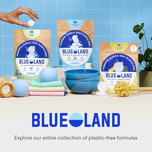 BLUELAND Multi-surface Cleaner, 4-Pack Refill, Fresh Lemon Scent, All-Purpose, Eco-Friendly Cleaning Supplies, 4 x 24 Fl oz - style: 4 Pack
