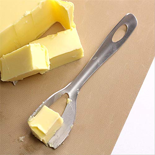 AKOAK 1 Pack Stainless Steel Butter Knife Cheese Cheese Corner Knife Slicer Scraper Butter Smear