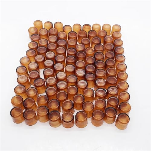 1000PCS Beekeeping Plastic Brown Rearing Queen Bee Tools King Tools Cell Brown Cage Cup Rear Breeding Apicultura Supplies