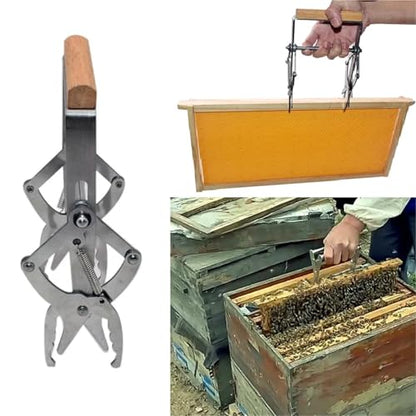 Bee Hive Frame Holder Beehive Frame Lifter Horizontal Bar Capture Frame Grip Holder Beehive Clip Clamp Grasp Beekeeping Tools