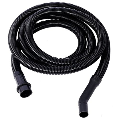 KEIKI Pond Vacuum Cleaner Outdoor, Garden Ponds Cleansweep Kit Quickly Removes Sludge & Debris, Include Intake Suction Hose, Extension Tubes, Vacuum Nozzles, Output Hose & Debris Collection Bag, Black