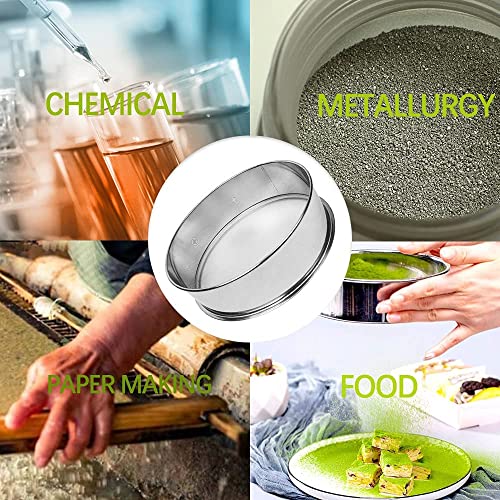 Sidasu Vibrating Sifter Mesh Screen Stainless Steel Vibrating Sieve Mesh Screen 30 Mesh for Automatic Powder Sifter Machine - size: 30 mesh