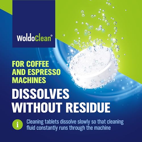 WoldoClean Cleaning Tablets for Fully Automatic Coffee Machines 10x 2g - Compatible with Breville, DeLonghi, Jura, Philips, Miele & Gaggia - size: 10 Count (Pack of 1)