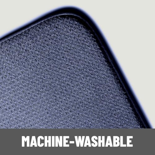Bellemain XXL Dish Mat Microfiber Dish Drying Mat, Super absorbent (16" x 18", Navy) - color: Navy, size: 16" x 18"