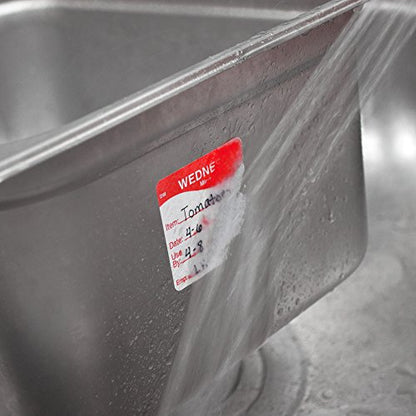 DayMark Shelf Life/Use By Dissolvable Label, 2" x 3" (Roll of 250) - size: 2" x 3"