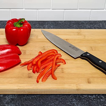 Chef Craft Select Series Knife Set, 6 Piece Set, Stainless Steel/Black - style: Set