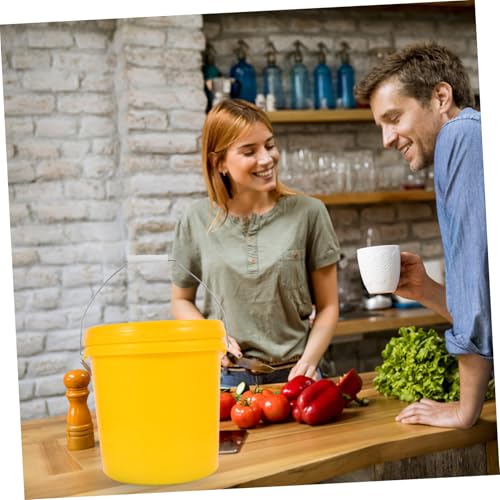 SOLUSTRE 10l Food Grade Barrel Airtight Wine Making Fermenter for Homebrew Large Fermenting Bucket Lid