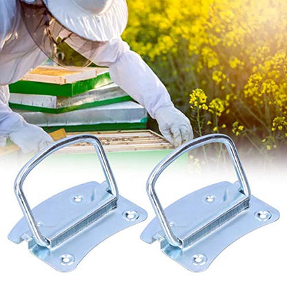 Beehive Handle, Bee Frame Gripper, 2Pcs Beehive Handle Thicken Stainless Steel Handles for Beehive Box Beekeeping Supply