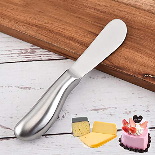 VANRA Spreader Knife Set 4-Piece Butter Knife Stainless Steel Cheese Knife Set Small Bread Cream Knives 5.3-inch (Pack of 2) - size: Set of 4 (Pack of 2)