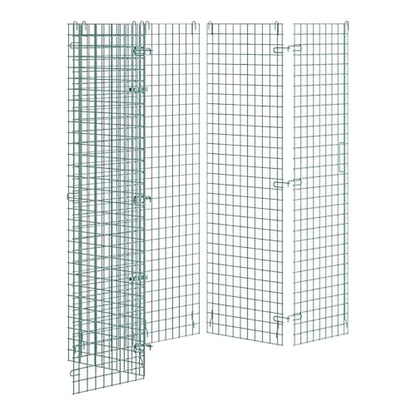 24" x 36" x 61" NSF Commercial Heavy Duty Green Epoxy Wire Security Cage Kit, Metal - color: Green, size: 24" x 36" x 61" Only Security Cage