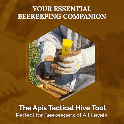 Hive Tool - Flat 2.5mm Thick Heat Treated Stainless Steel for Durability & Strength - Beekeeper Tools for Prying, Lifting & Scraping - Beekeeping Supplies - size: Standard
