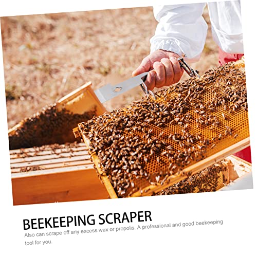 Stainless Steel Scraper for Frame Hive Beehive Scraping Tool Beekeeping Lifter Scraper Beekeeper Supplies Dual Use Tool