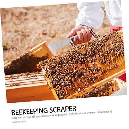 Stainless Steel Scraper for Frame Hive Beehive Scraping Tool Beekeeping Lifter Scraper Beekeeper Supplies Dual Use Tool