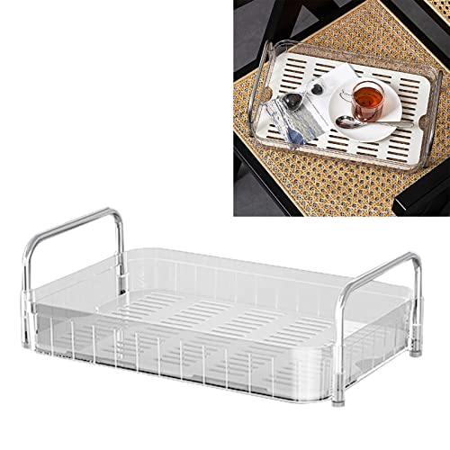 Cup Drying Rack Heavy Duty Plastic with Drain Tray Countertop Storage Shelf for Kitchen Countertop Organizer Home (Single Layer White) - color: Single Layer White
