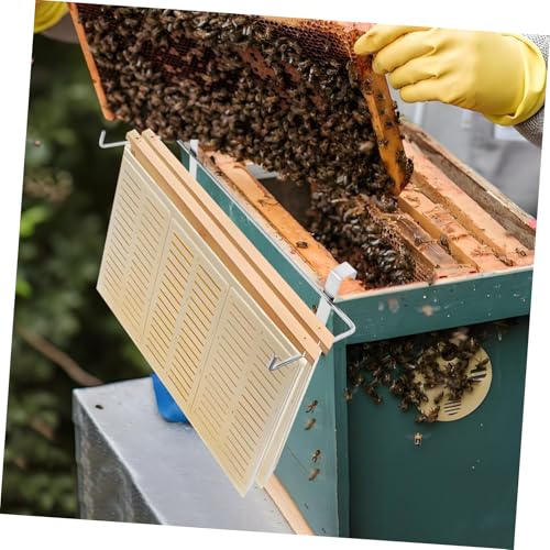 HANABASS Beekeeping Stand Beehive Frame Storage Shelf Bee Hive Hangers Bee House Rack Stainless Steel