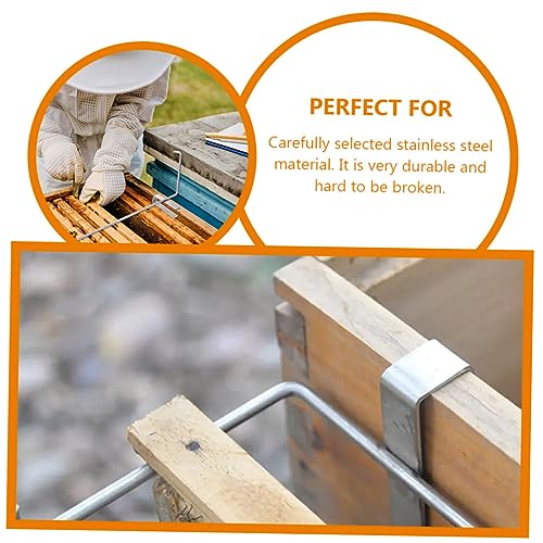 ORFOFE 3pcs Hive Frame Lifter Beehive Frame Support Bracket Beekeeping Gripper Tool