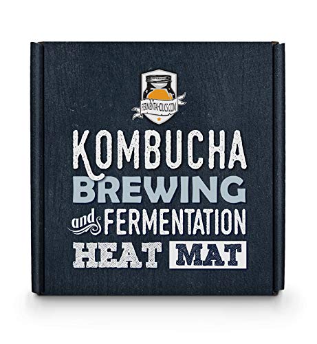 Kombucha Heater | Fermentaholics Kombucha Brewing and Fermentation Heat Mat | Keep Your SCOBY Happy and Productive By Brewing in The Proper Temperature Range