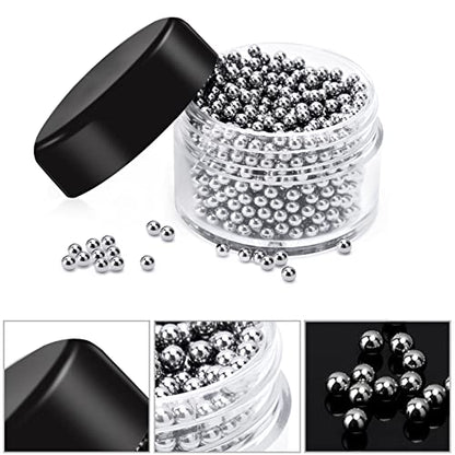 1000 PCS Decanter Cleaning Beads, 304 Stainless Steel Cleaning Balls for Glassware, Reusable Cleaning Beads for Wine Decanters Water Bottle Carafe and Vase - style: 1000pc Beads for Decanter