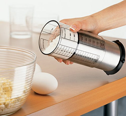KitchenArt Professional Series 2 Cup Adjust-A-Cup, Champagne Satin, Adjustable, 1/8 to 2-Cup - color: Satin