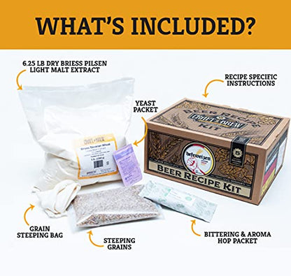Craft a Brew - Beer Recipe Kit - Hefeweizen - Home Brewing Ingredient Refill - Beer Making Supplies - Includes Hops, Yeast, Malts, Extracts - 5 Gallons - color: Hefeweizen
