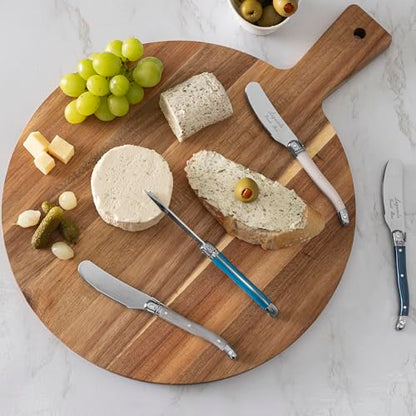 French Home 8-Piece Laguiole Spreader Set - Coastal Frost - style: Coastal Frost