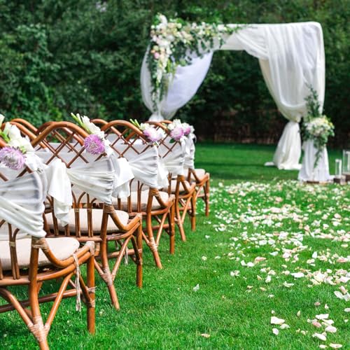 Bememo 60 x 1 Yard Bleached Cheesecloth for Straining Grade 40 Extra Large 100% Natural Cotton Cheese Cloth for Wedding Decoration, Polishing, Straining, White