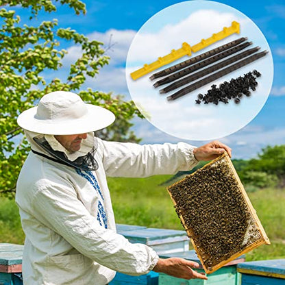 Beekeeping Queen Bee Rearing Frame 60 Cell, Apiculture Queen Cell Cups Holder, Beekeeper Hive Bee Rearing Cell Bar