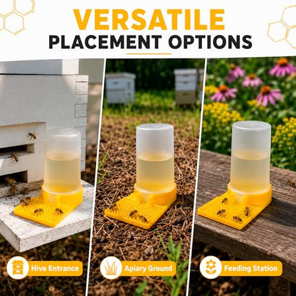 Sunvara Bee Feeder Bee Watering Station 2 Pack