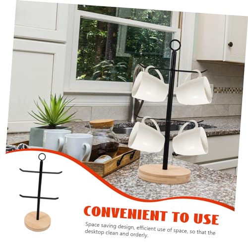 Cabilock 1pc Cup Lid Organizer Desktop Holder Tumbler Lid Rack Mason Jar Storage Stand Freestanding Drying Rack