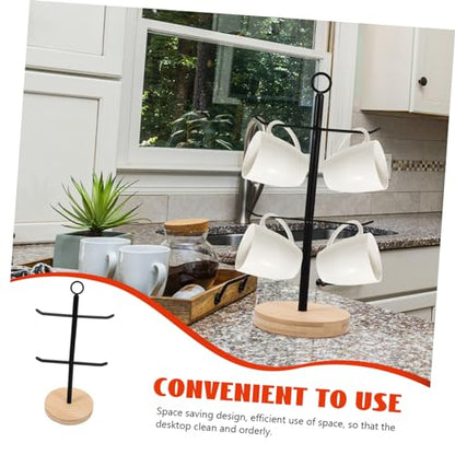 Cabilock 1pc Cup Lid Organizer Desktop Holder Tumbler Lid Rack Mason Jar Storage Stand Freestanding Drying Rack