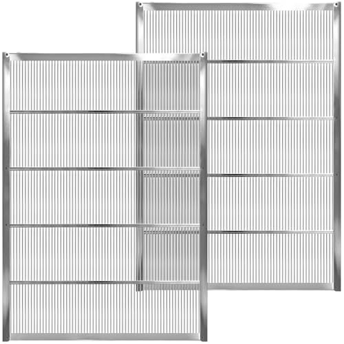 2 Pack Queen Excluder Metal Galvanized, Langstroth Standard 8 Frame Queen Excluder for Bee Hive Brood and Honey Separate Management - size: 8-Frame 2Pack