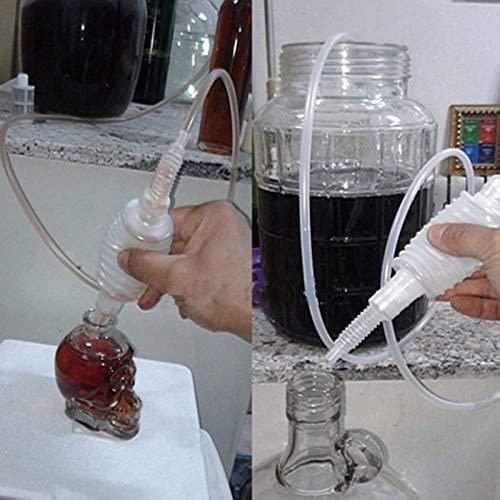 Syphon Tube for Brewing, Homemade Brew Syphon Tube Pipe Hose Wine Beer Making Tool Kit For Home Brew Wine Beer Making Siphon Filter Plastic Soft Tube - 6.6 ft/2 meters (White)