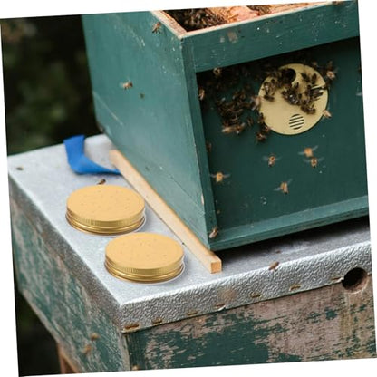 POPETPOP 4pcs Bee Water Stations Beehive Lid Beehive Waterer for Beekeeper Use Hive Tool Beekeeping Kit Efficient Bee Feeding