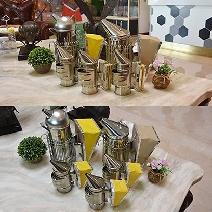 Bee Smoker for Children Mini Stainless Steel Bee Hive Smoker, Beekeeping Equipment