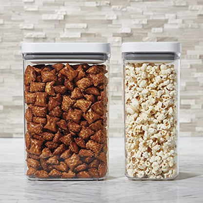 Copco Clear Storage Container 2.74 Qt - Airtight Pantry Organizer with Locking Lid for Dry Food, Pasta, Cereal, Flour - Stackable Kitchen Storage Bin for Pantry Organization - size: 1 Count (Pack of 1)