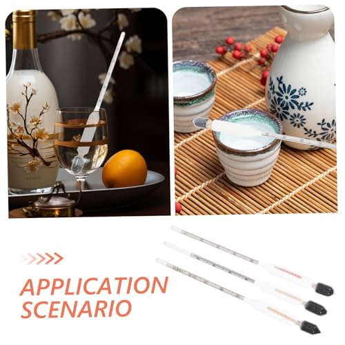 Cabilock 12pcs Sugar Scale Hydrometer for Accurate Syrup and Liquid Sugar Measurement Triple Scale Design for and Juice Essential Tool for Home Brewing and Cooking