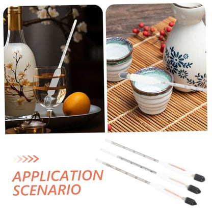 Cabilock 12pcs Sugar Scale Hydrometer for Accurate Syrup and Liquid Sugar Measurement Triple Scale Design for and Juice Essential Tool for Home Brewing and Cooking
