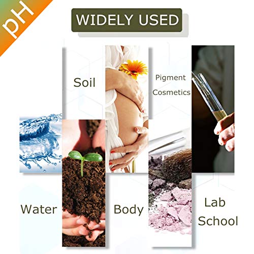 9 Pack pH.1-14 Test Paper Extensive Test Paper Litmus Test Paper 720 Strips pH Test with Storage Case for Saliva Urine Water Soil Testing Pet Food and Diet pH Monitoring - size: 9 Pack with Storage Case