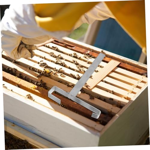 2Pcs Stainless Hive Frame Holder Stand Durable Beekeeping Tool for Frame Support Storage Detachable Design for Easy Cleaning Versatile Beekeeper Accessories