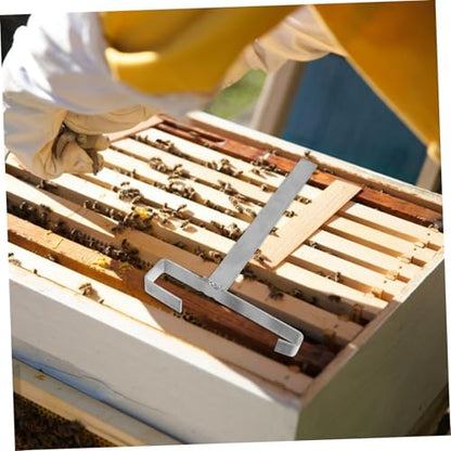 2Pcs Stainless Hive Frame Holder Stand Durable Beekeeping Tool for Frame Support Storage Detachable Design for Easy Cleaning Versatile Beekeeper Accessories